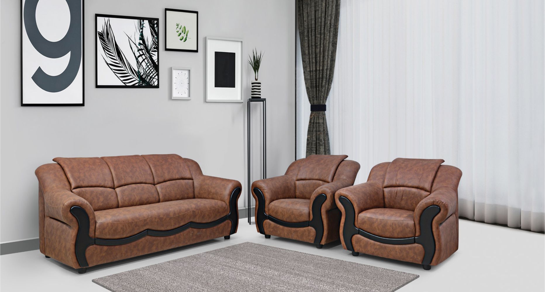 Ghana 5 Seater Sofa set Smartwood Furniture