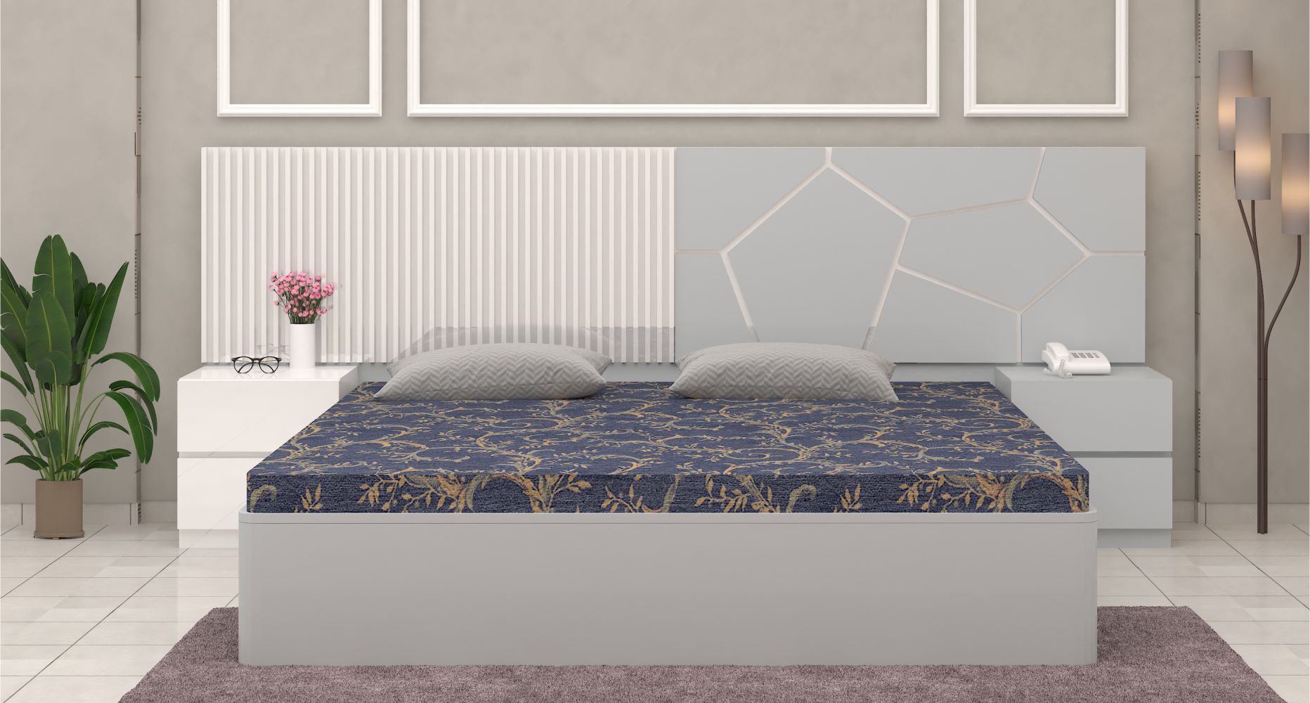 Aiden Full Hydraulic Bed Smartwood Furniture